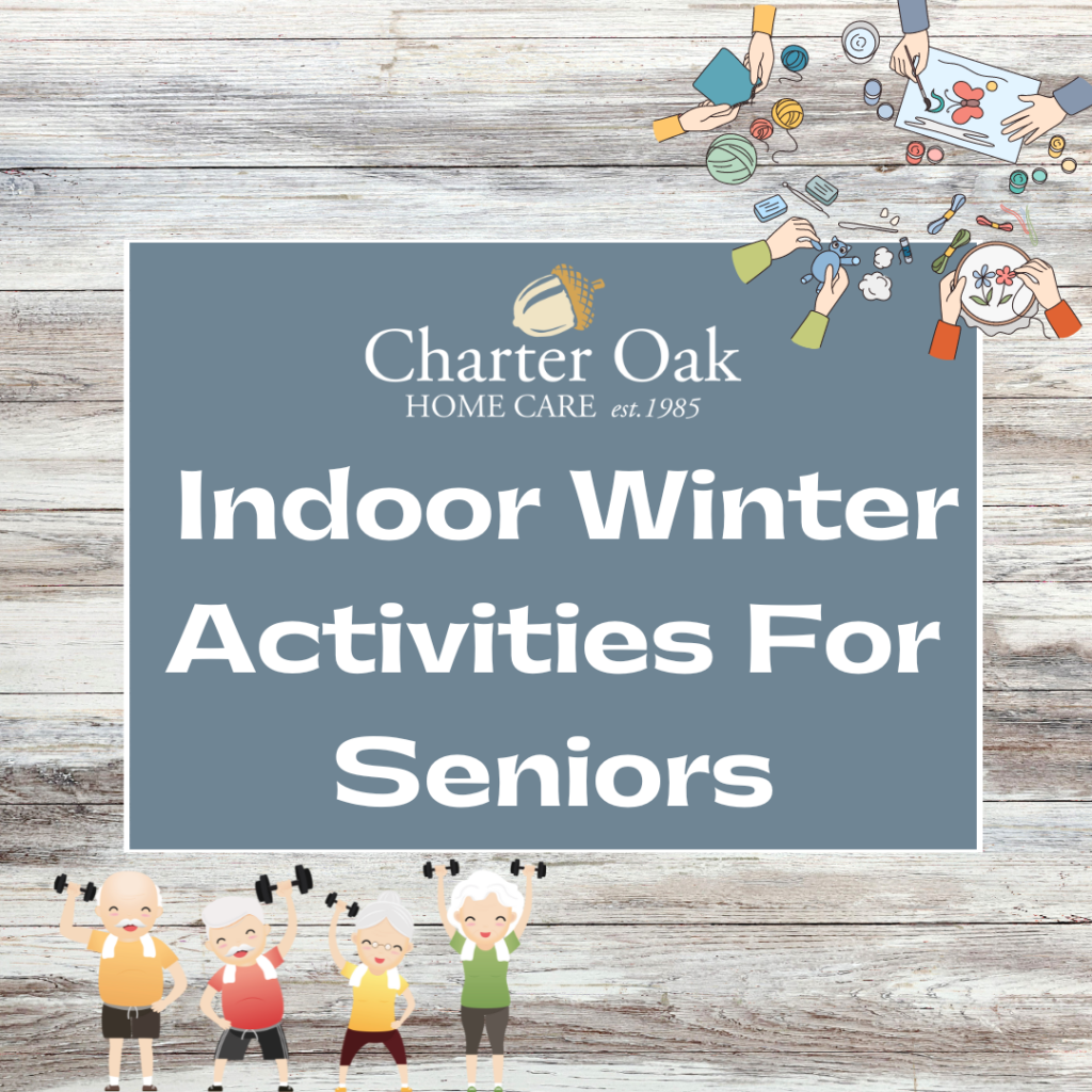 Indoor Winter Activities for Seniors Graphic