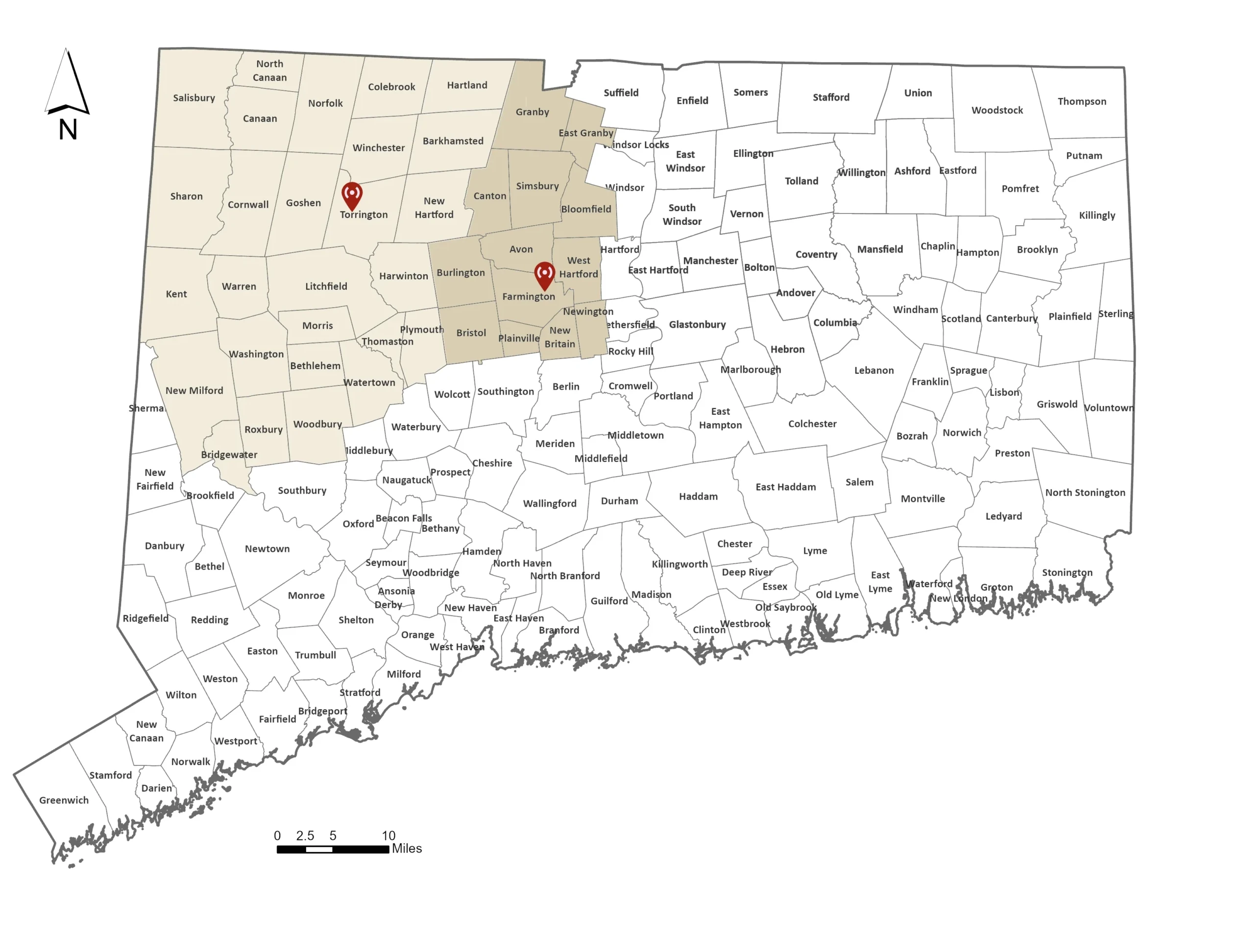 CharterOakLocationsMap